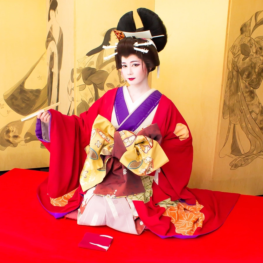 金原亭杏寿（花魁）｜撮影 赤月瀾